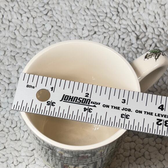 Johnson Bros Vintage Christmas Mugs Made in England TWO! Genuine Hand Engraving - Picture 13 of 15